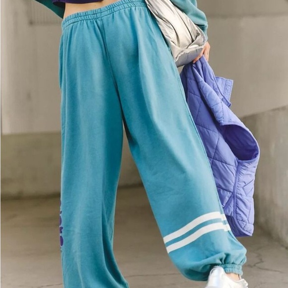 Free People Movement all star pants midnight jade combo womens size small - Picture 3 of 10